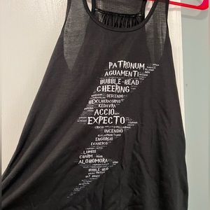Women’s Harry Potter tank. Black racerback. Worn once, excellent condition sz L